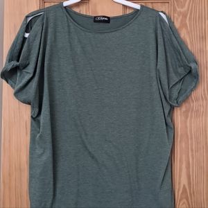 COLETTE Romey Cold Shoulder Knit Top